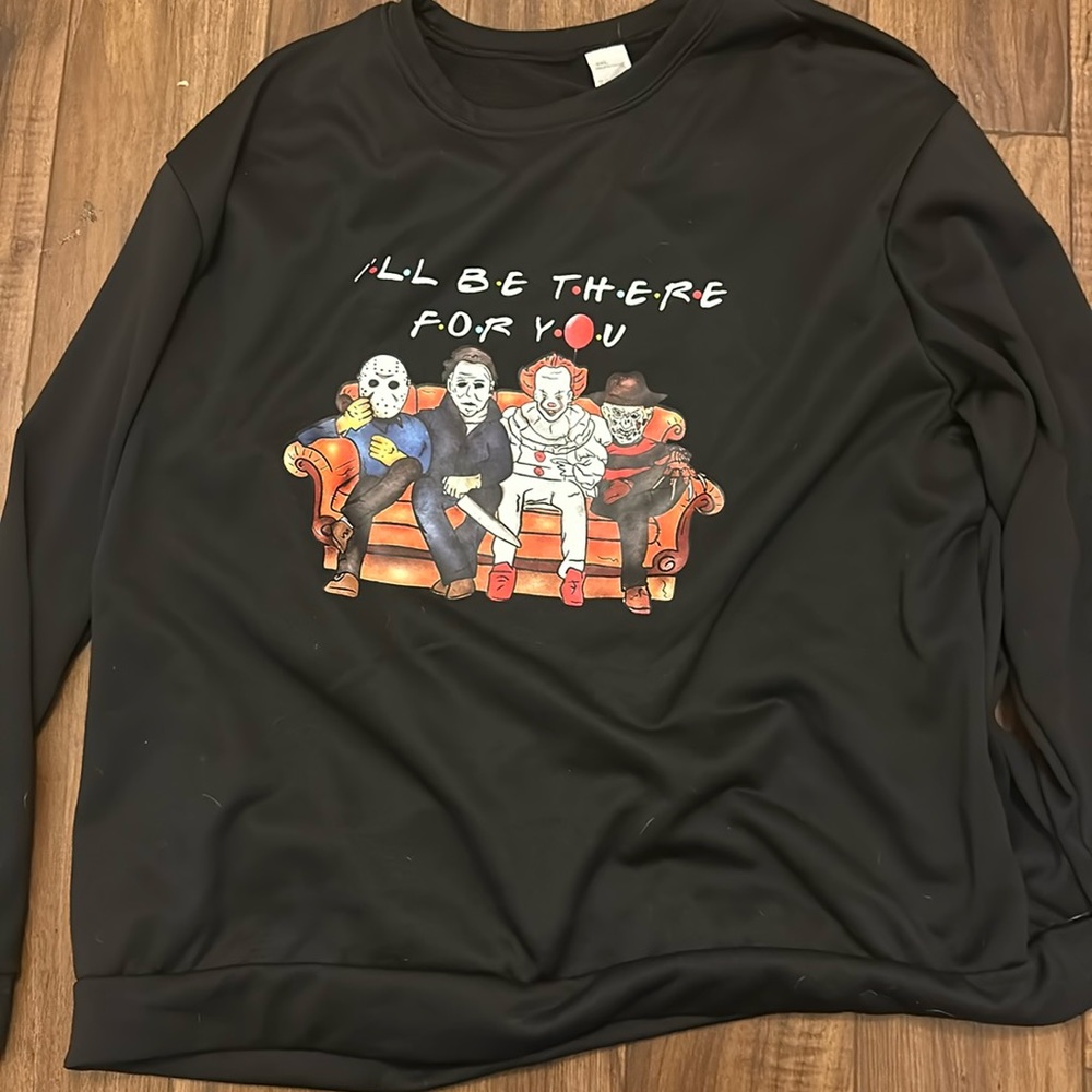 Killers friends black sweater size 2X
